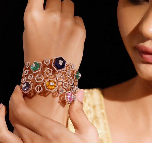 Honeycomb Prism Cuff