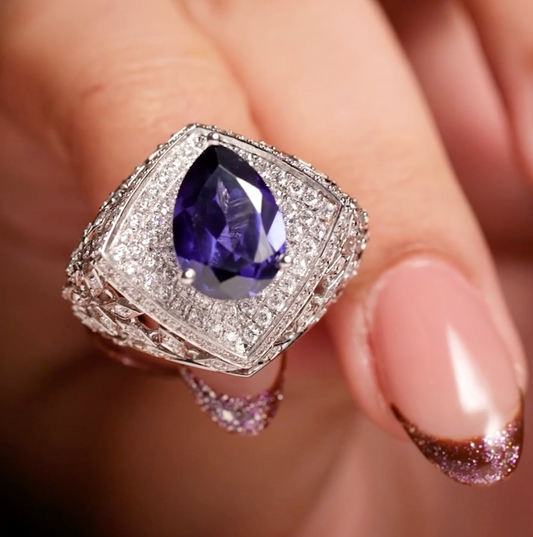 Violet Vault Ring
