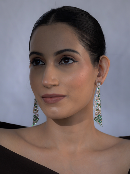 Regal Mosaic Drop Earrings