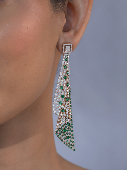 Regal Mosaic Drop Earrings