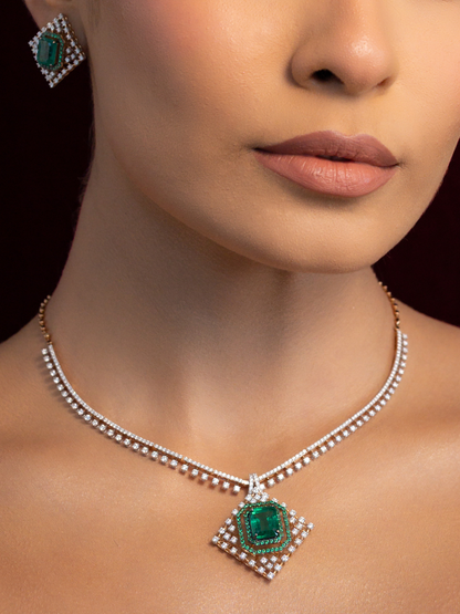 The Radiant Crest Necklace
