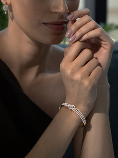 Interwoven Diamond Bracelet