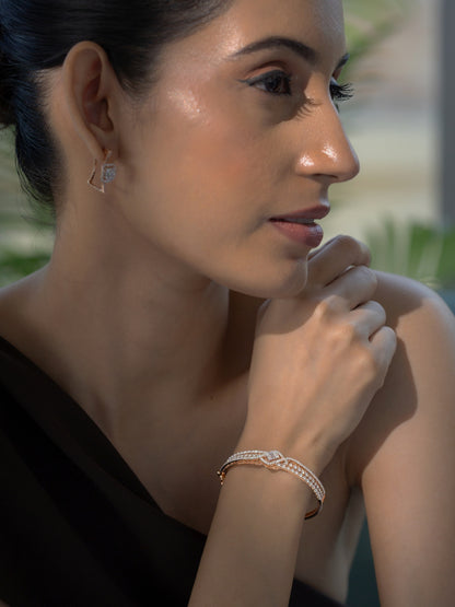 Interwoven Diamond Bracelet