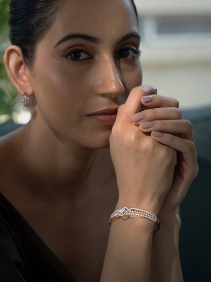 Interwoven Diamond Bracelet