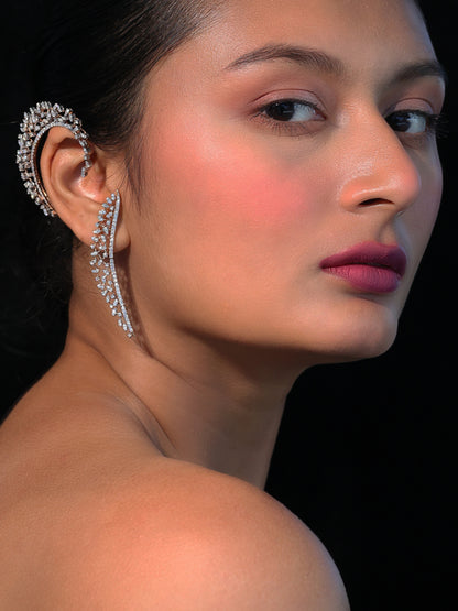 Diamond Vine Ear Cuff