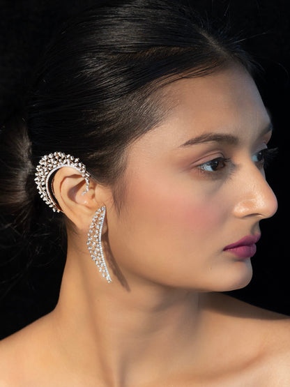 Diamond Vine Ear Cuff