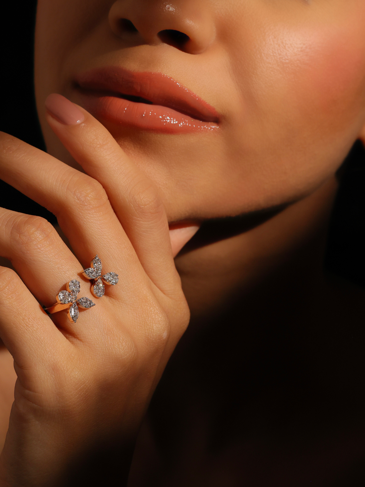 Petals Marquise Ring