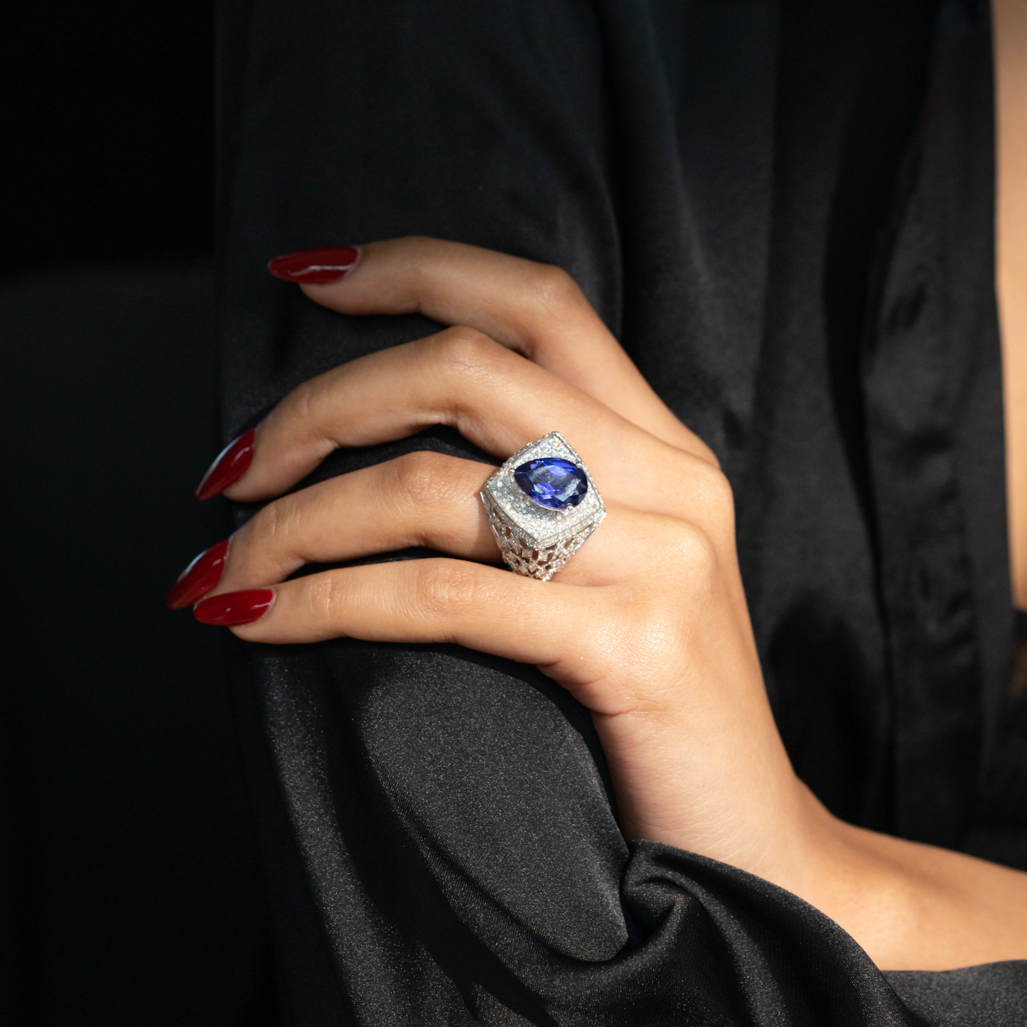 Azure Radiance Ring