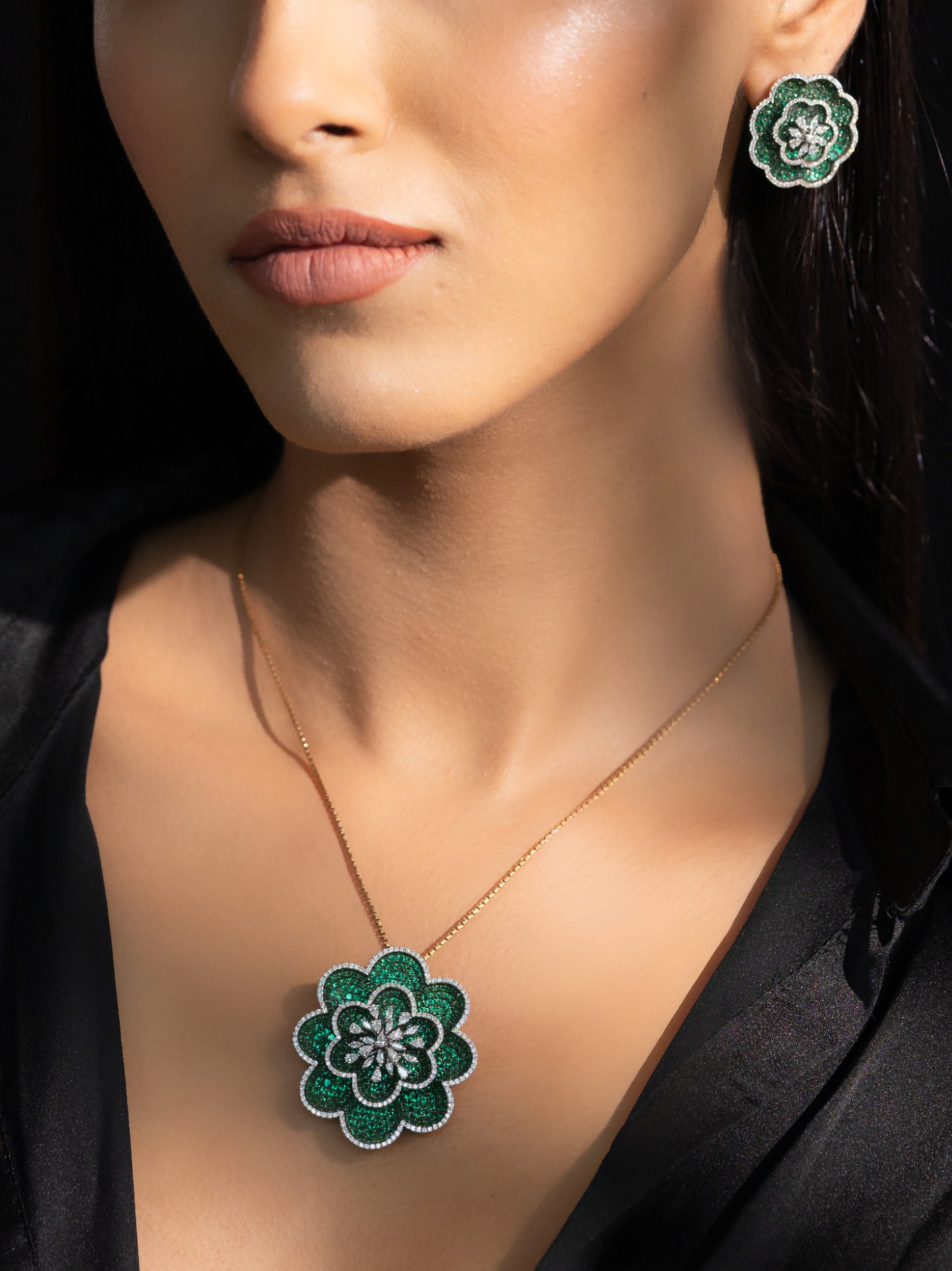 Verdant Bloom Pendant