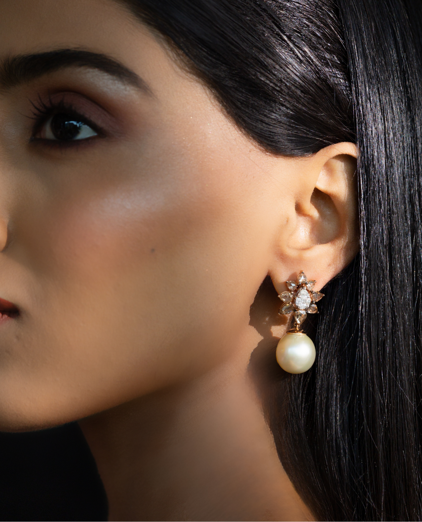 Floral Halo Earrings