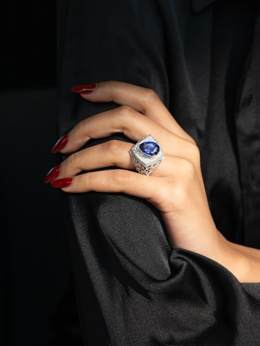 Azure Radiance Ring