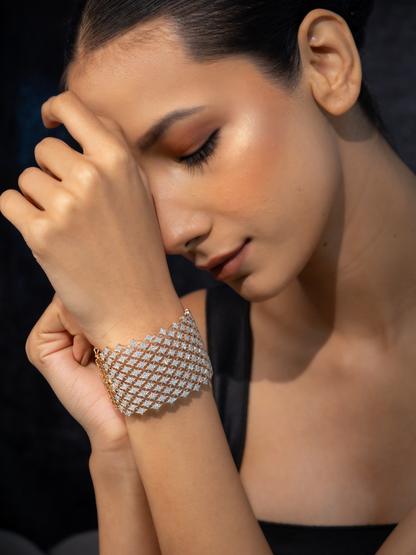Diamond Mesh Cuff