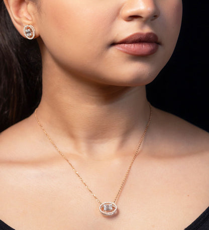 Exotic Diamond Halo Pendant