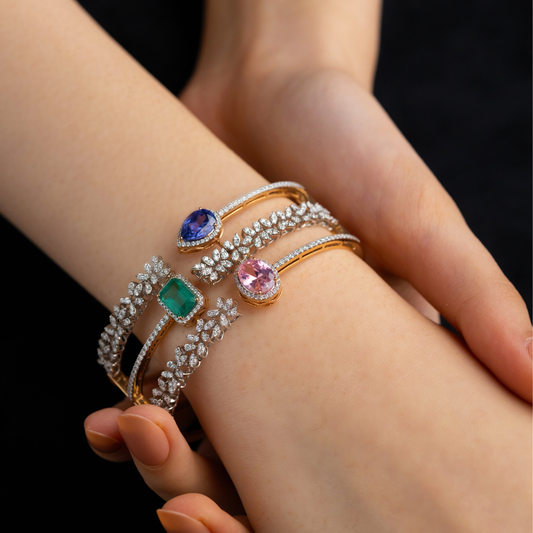 Trio of Gems Bracelet