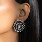 Bold Blue Bloom Studs