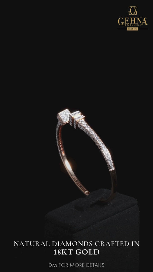 Serif Diamond Bracelet