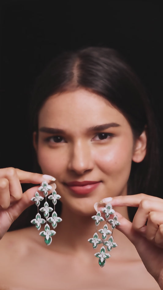 Cascading Vine earrings